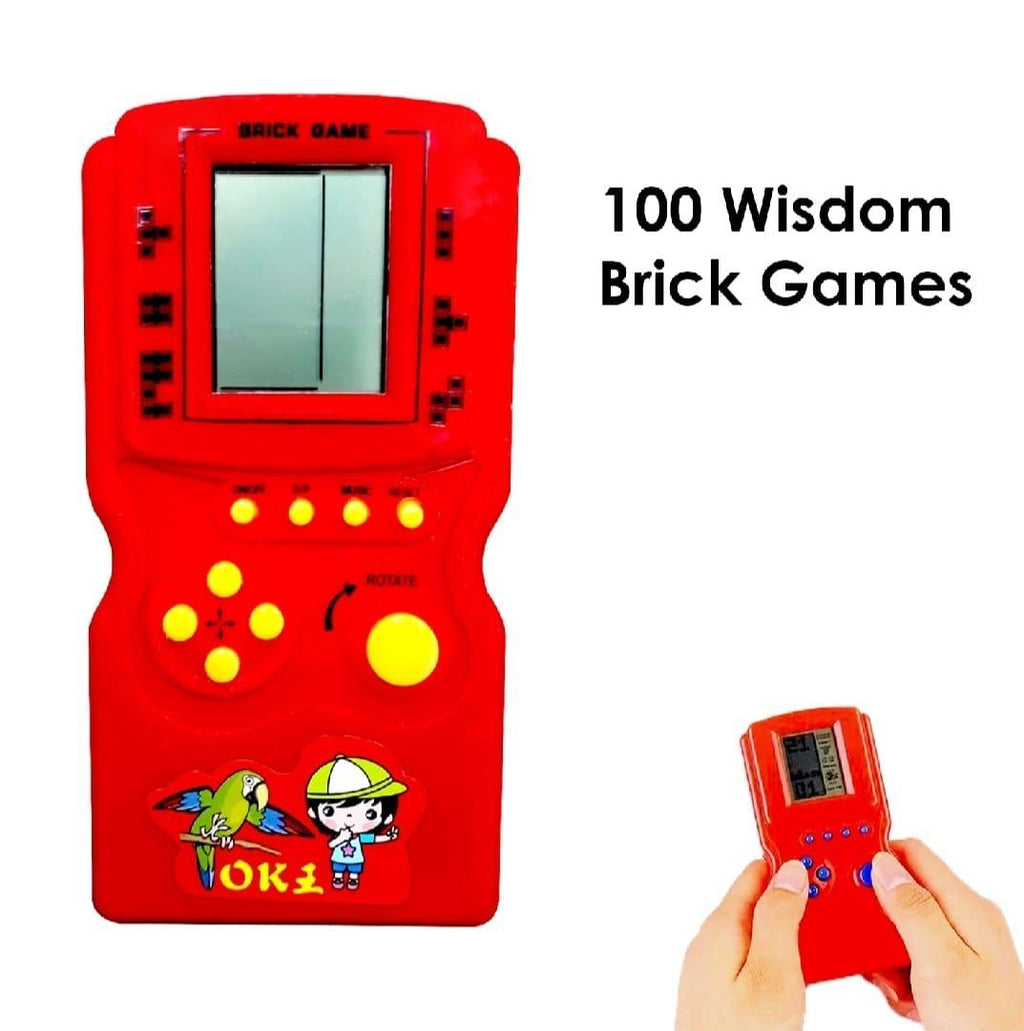 Red Brick Game Toy for Kids 3-10 Years